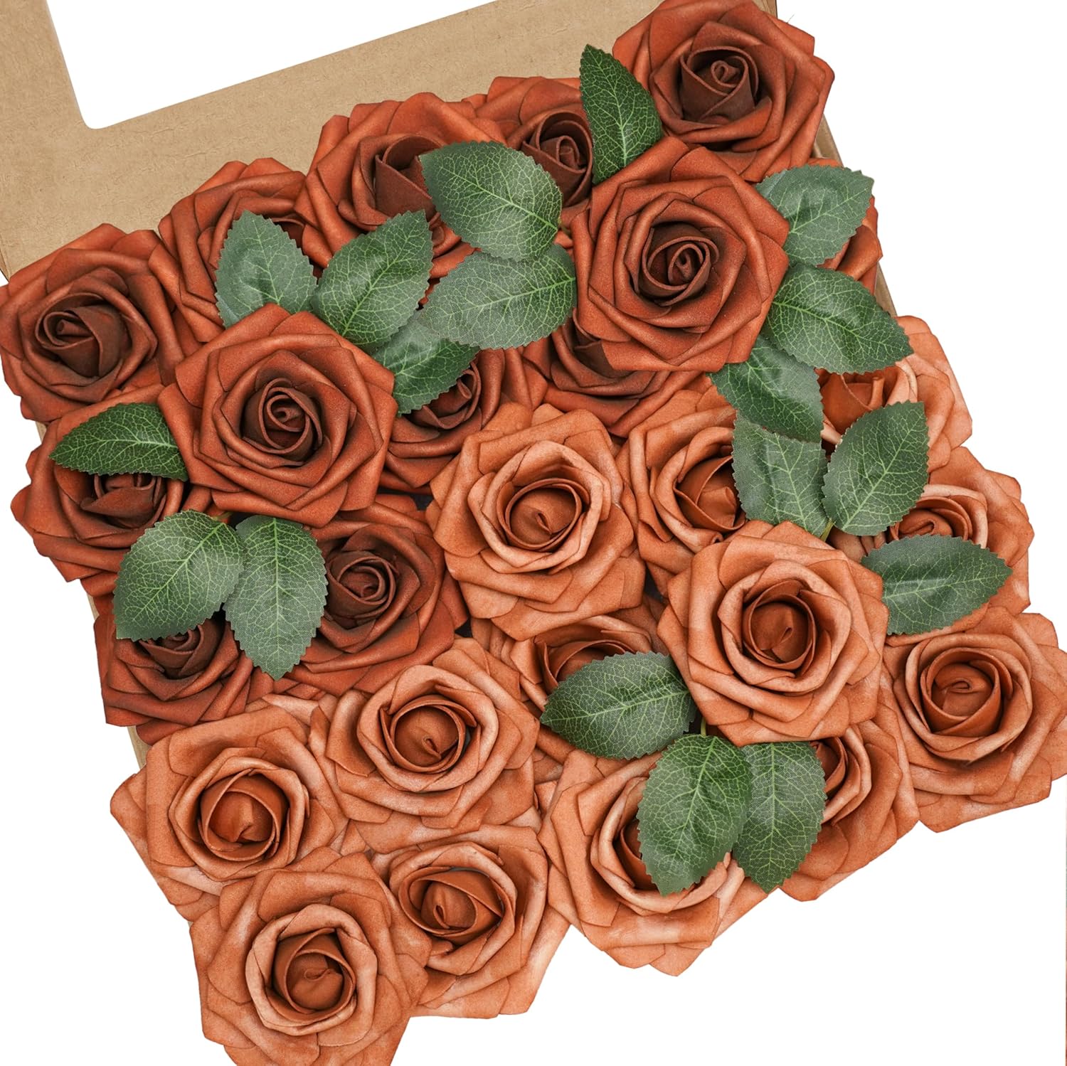 Florist Supply Bulk - 25 stks Kunstmatige Rose voor DIY