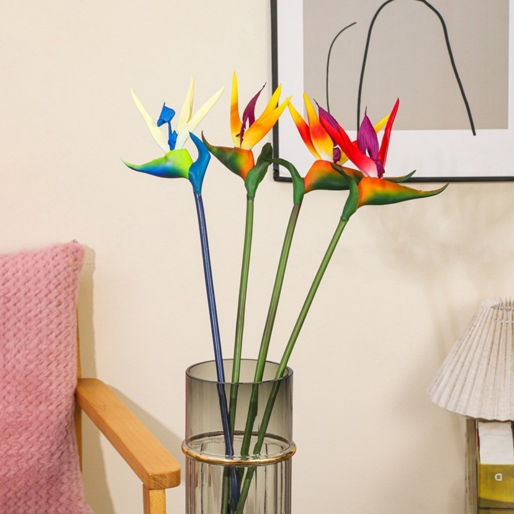 Florist Supply Bulk - Nieuwe lange steel kunstmatige Paradijsvogeldecoratie, authentieke