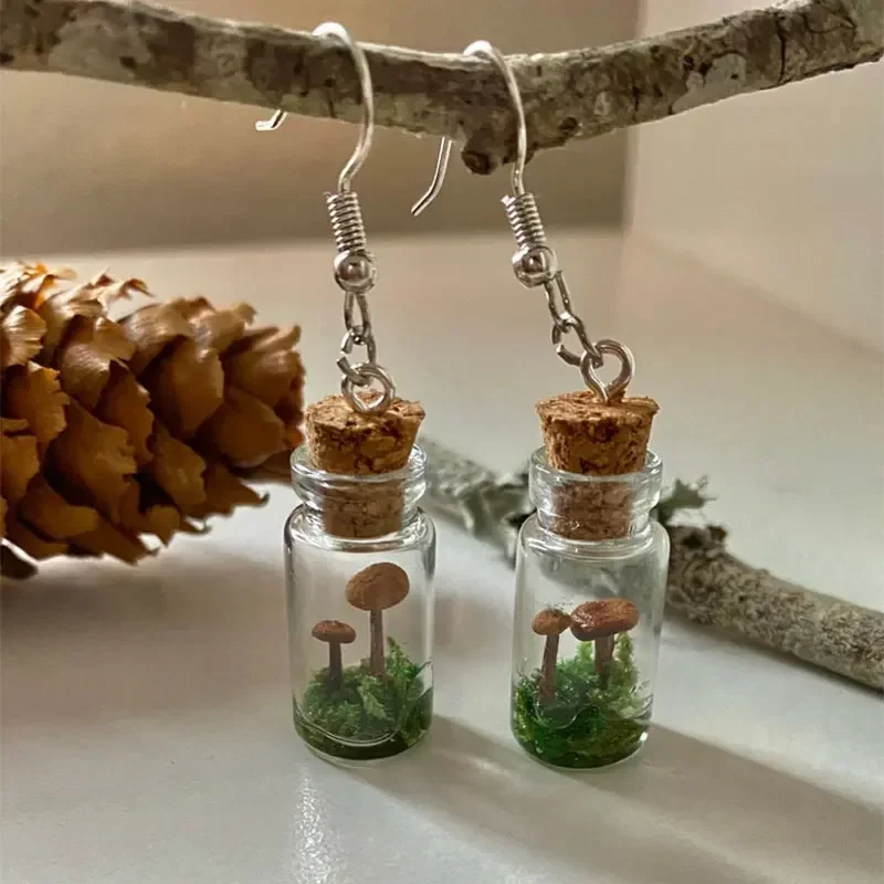 Echte Paddestoel Oorbellen Pot - Preserved Moss Sheet recensie en prijs
