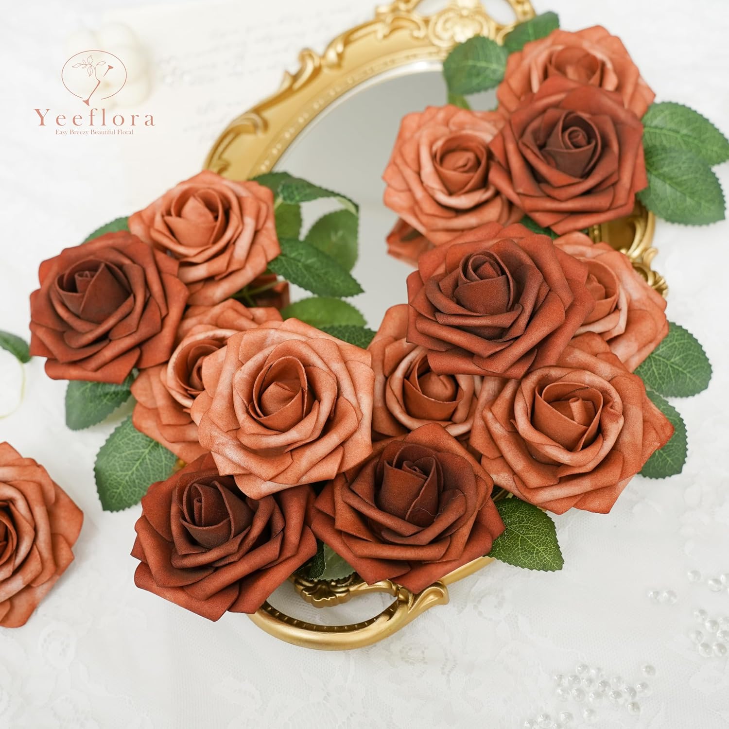 25 stks Kunstmatige Rose voor  - Florist Supply Bulk recensie en prijs