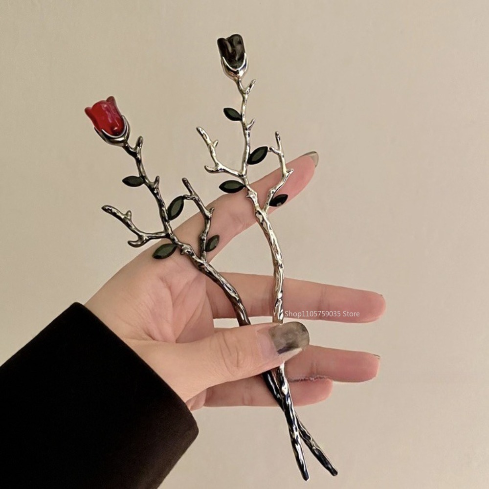Vintage metalen rode roos haar - Supply Florist recensie en prijs